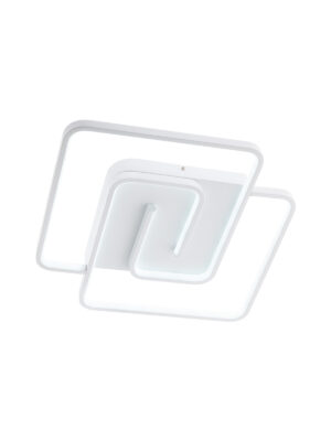 38W LED paviršinis lubinis šviestuvas INTERSIA, baltas, 3000/6000K, dimeriuojamas