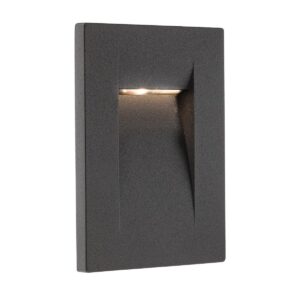 3W LED įleidžiamas vidaus/lauko šviestuvas INNER, tamsiai pilkas, 3000K, IP65, 9636