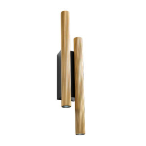 4 x 4W LED sieninis šviestuvas NIKOS, matinės aukso sp., 3000K, 01-3851