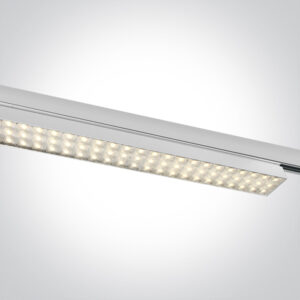 40-60W LED šviestuvas į 3 fazių bėgelius, baltas, 3000/4000/5000K, 65170BT/W/V