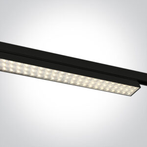 40-60W LED šviestuvas į 3 fazių bėgelius, juodas, 3000/4000/5000K, 65170BT/B/V