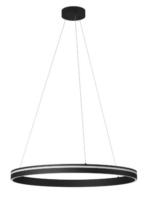 57W LED pakabinamas šviestuvas VALDIS, juodas, 3000/4000K