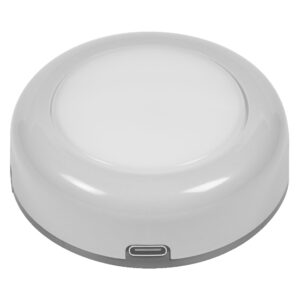 0,5W LED mobilus šviestuvėlis SMART DOT-IT, sidabro sp., 4000K, dimeriuojamas, su baterija