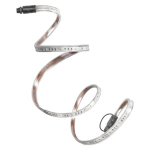 6,7W/m LED juosta, RGB, IP65, su nuotolinio valdymo pulteliu, 15m