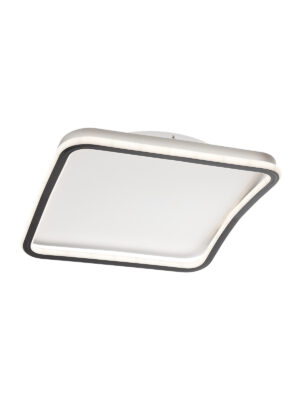 62W LED plafonas JOLIE, juodos/baltos sp., 3000/4000/6000K, dimeriuojamas