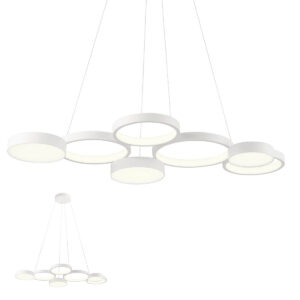 65W LED pakabinamas šviestuvas CRONOS, baltas, 3000K, dimeriuojamas, 01-2545