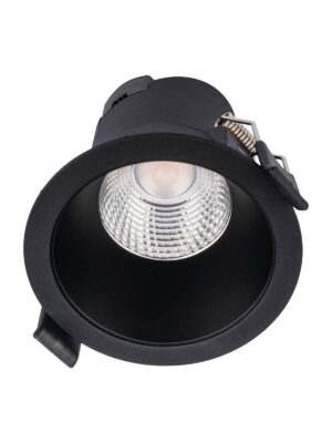 6W LED įleidžiamas šviestuvas PT 09, matinės juodos sp., 4000K, IP44