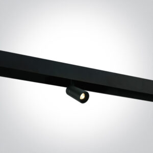 6W LED šviestuvas į magnetines sistemas MINI/MIDI/MAXI/P&P, juodas, 3000/3500/4000K, 48V, 38°, 42108/B/V