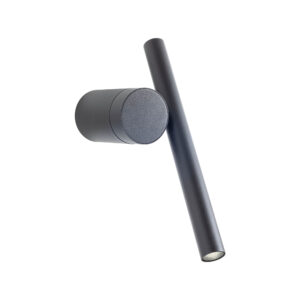 8,3W LED sieninis šviestuvas PRAXI, matinės juodos sp., 2700K, dimeriuojamas, 01-4266