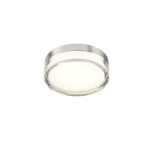 8W LED paviršinis šviestuvas FRISBI, chromo sp., 3000K, IP44, 01-3725
