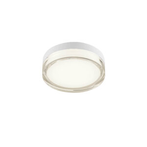 8W LED paviršinis šviestuvas FRISBI, matinės baltos sp., 4000K, IP44, 01-3730