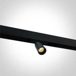 8W LED šviestuvas į magnetines sistemas MINI/MIDI/MAXI/P&P, juodas, 3000/3500/4000K, 48V, 15°, 42110/B/V