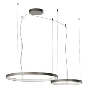 98W LED pakabinamas šviestuvas ORION, nikelio sp., 2700/3000/4000K, dimeriuojamas, 01-3880