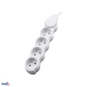 Ilgintuvas, 4-vietis, 5m, baltas, max 3500W