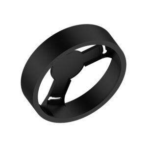 LED šviestuvo DOWNLIGHT IP44 GEN2 paviršinio montavimo rėmelis, juodas, 195mm