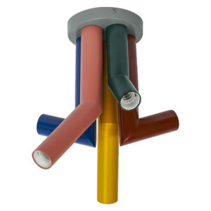 Lubinis šviestuvas STRAW, 5xE27, įvairių spalvų