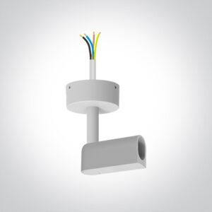 Magnetinių bėgelių P&P užbaigimas su užmaitinimu, baltas, paviršinio montavimo, 42004PD/W