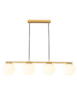 Pakabinamas šviestuvas BOWLING, E27, matinės aukso sp.