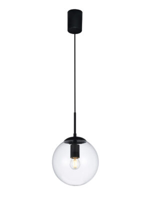 Pakabinamas šviestuvas GLOBAL, E27, juodas