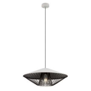 Pakabinamas šviestuvas GRILL, E27, matinės baltos sp., 01-3008