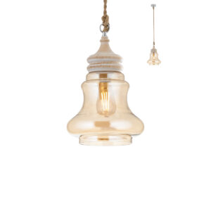 Pakabinamas šviestuvas KASHI, E27, šampano sp., 01-2117