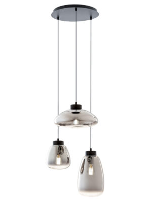 Pakabinamas šviestuvas LUKE, E27, juodas