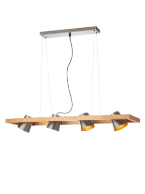 Pakabinamas šviestuvas OAKER, E14, sendinto sidabro sp.