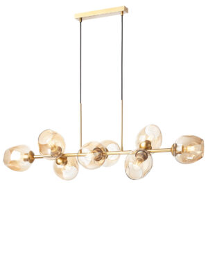 Pakabinamas šviestuvas PIERCE, E27, matinės aukso sp.