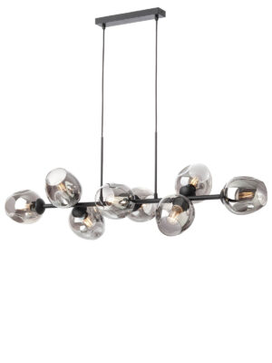 Pakabinamas šviestuvas PIERCE, E27, matinės juodos sp.