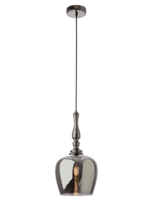 Pakabinamas šviestuvas TOLL, E27, tamsaus chromo sp.