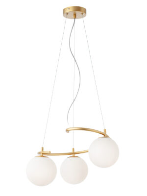 Pakabinamas šviestuvas VOLLEY, E14, matinės aukso sp.