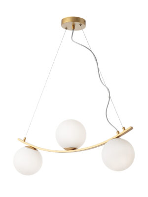 Pakabinamas šviestuvas VOLLEY, E14, matinės aukso sp.