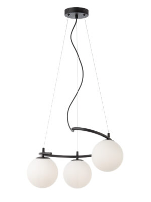 Pakabinamas šviestuvas VOLLEY, E14, matinės juodos sp.