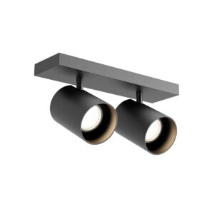 Paviršinis reguliuojamas šviestuvas CORINTH, GU10, juodas, 01-3442