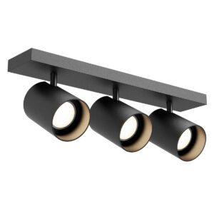 Paviršinis reguliuojamas šviestuvas CORINTH, GU10, juodas, 01-3445