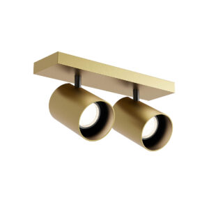 Paviršinis reguliuojamas šviestuvas CORINTH, GU10, matinės aukso sp., 01-3441