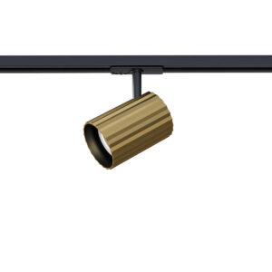 Šviestuvas DELPHI, GU10, matinės aukso sp., į vienfazį bėgelį, 01-2587