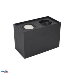 Paviršinis šviestuvas ORTAL, 2xGU10, juodas