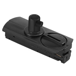 Priedas šviestuvo montavimui į vienfazį bėgelį TRACKLIGHT, juodas