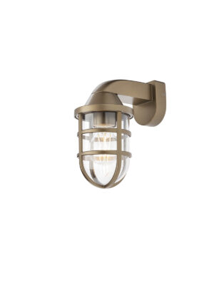 Sieninis lauko šviestuvas CAGE, E27, žalvario sp., IP44