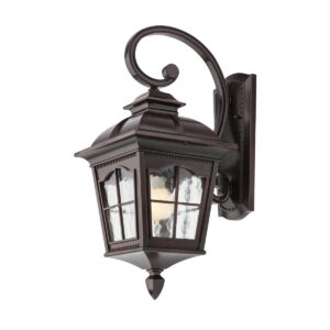 Sieninis lauko šviestuvas YORK, E27, juodos/rudos sp., IP44, 9647