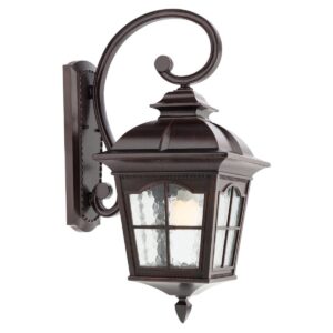 Sieninis lauko šviestuvas YORK, E27, juodos/rudos sp., IP44, 9648