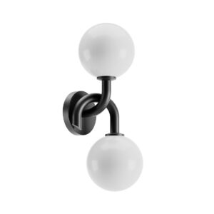 Sieninis šviestuvas CONFUSIO, E14, juodos/baltos sp., 01-3255