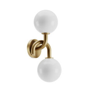 Sieninis šviestuvas CONFUSIO, E14, matinės aukso/baltos sp., 01-3254