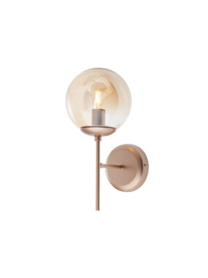 Sieninis šviestuvas MUNDI, E14, šampano sp.