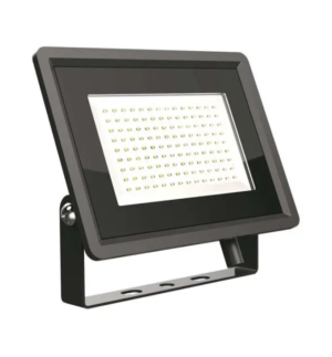 100W LED prožektorius, juodas, 4000K