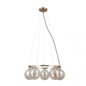 Pakabinamas šviestuvas MOLITE, 5xG9, aukso sp.