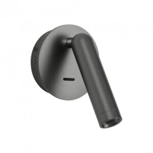 2,5W LED sieninis šviestuvas CARDA, pilkas, 3000K