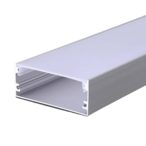 LED paviršinis profilis su dangteliu, sidabro sp., 2m