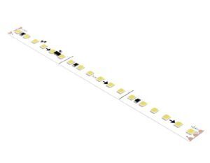 9,6W/m LED juosta LUXSONN, BRIDGELUX diodai, 24V, 144 LED/m, 3000K, skaitmeninė, 5m ritė